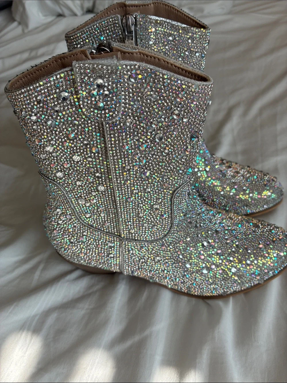 Sparkly Badgley Mischka cowgirl  Boot